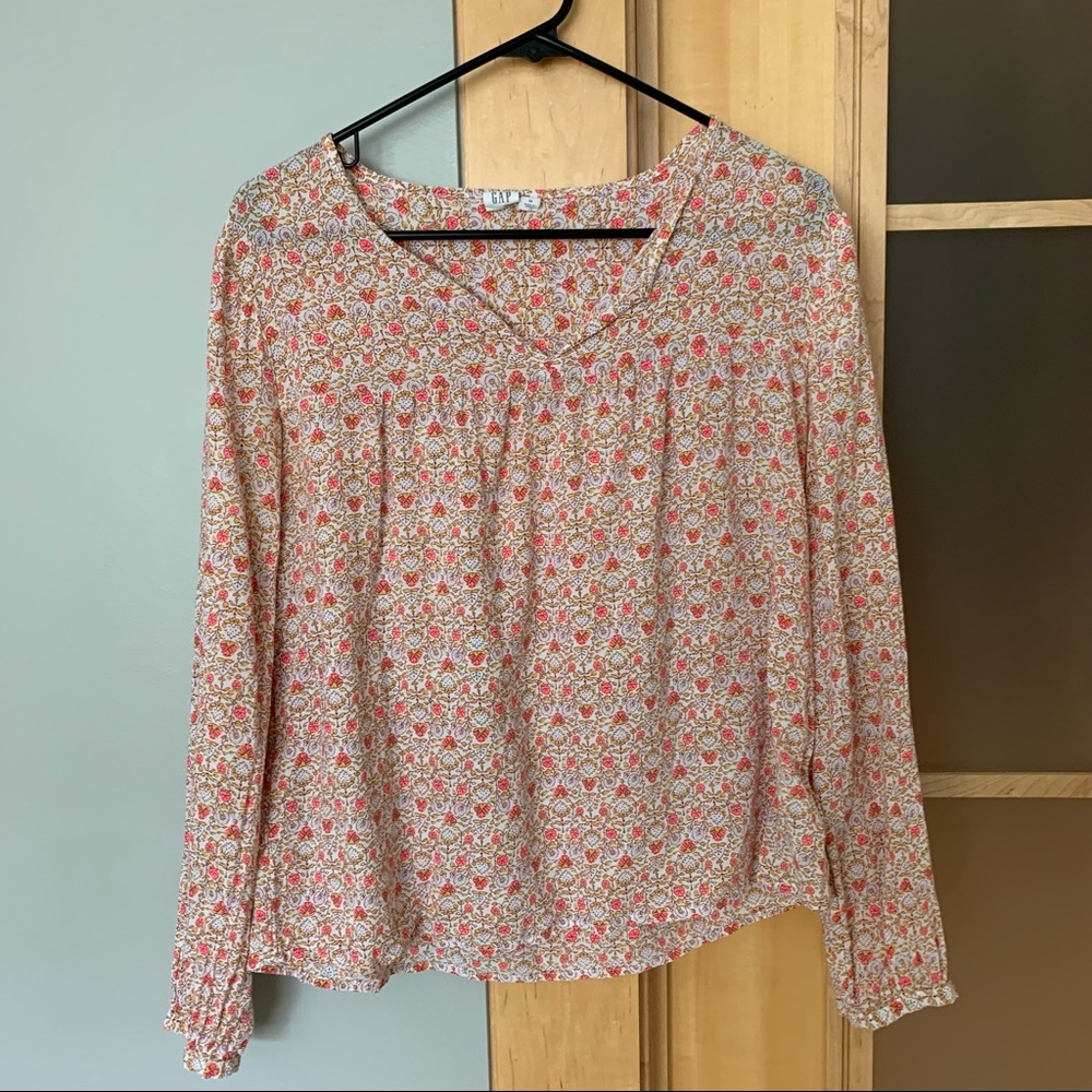 Floral print blouse from Gap